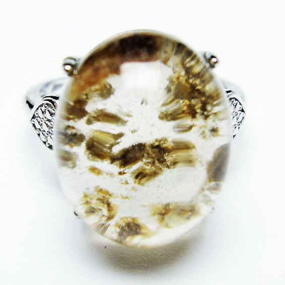 ガーデン （庭園） 水晶 指輪 リング(14号) [t272-3574]