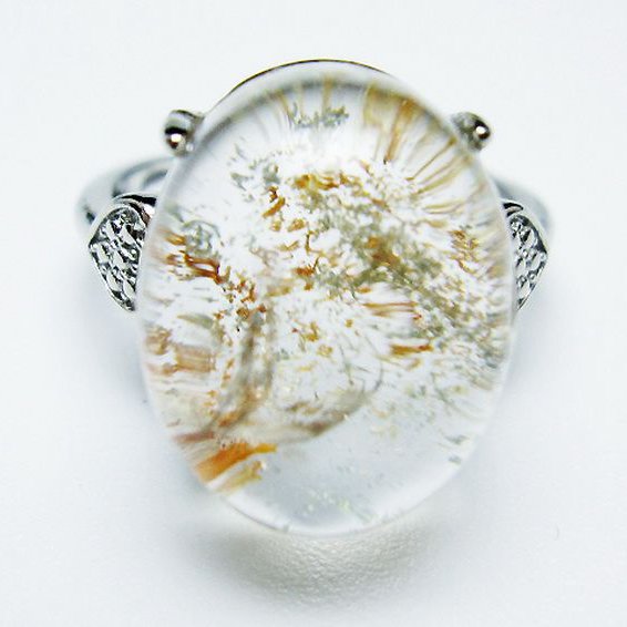 ガーデン （庭園） 水晶 指輪 リング(14号) [t272-3579]