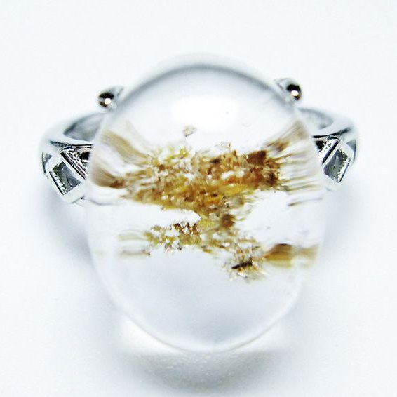 ガーデン （庭園） 水晶 指輪 リング(15号) [t272-3586]