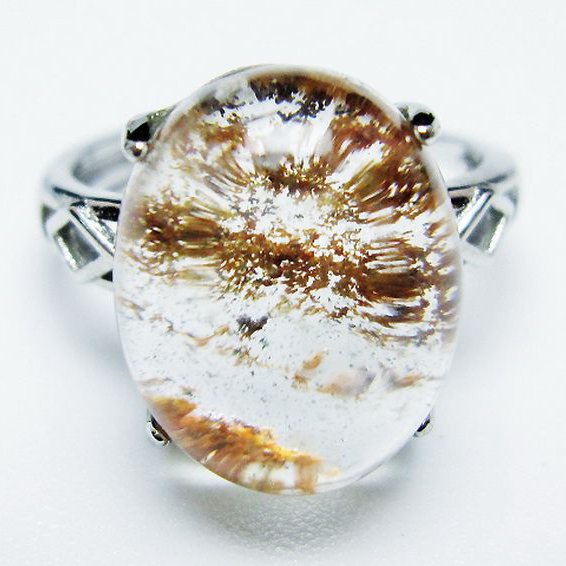 ガーデン （庭園） 水晶 指輪 リング(15号) [t272-3599]