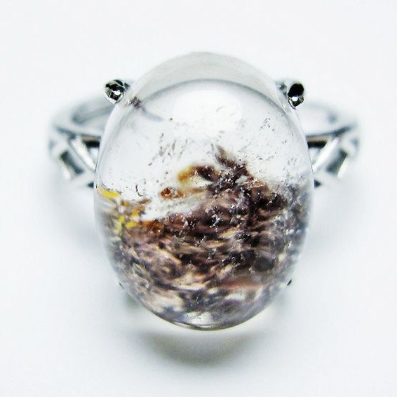 ガーデン （庭園） 水晶 指輪 リング 15号 [t272-3600]