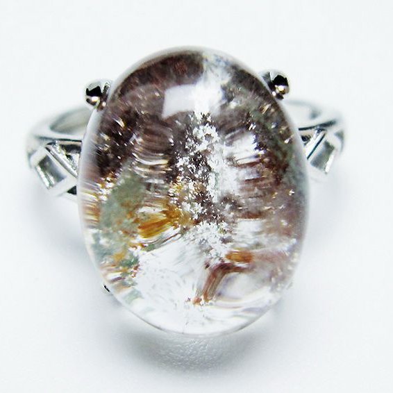 ガーデン （庭園） 水晶 指輪 リング 14号 [t272-3620]