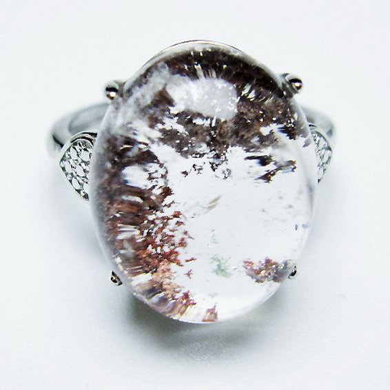 ガーデン （庭園） 水晶 指輪 リング(16号) [t272-3636]