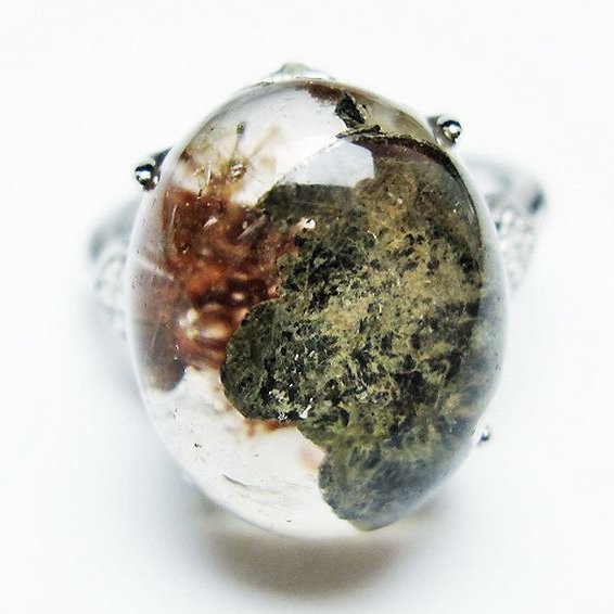 ガーデン （庭園） 水晶 指輪 リング(16号) [t272-3638]