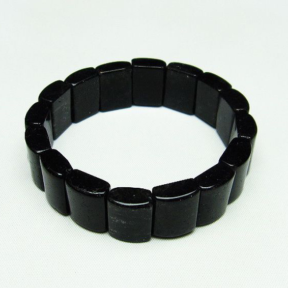 ブラックルチルクォーツ バングル [T274-1707]