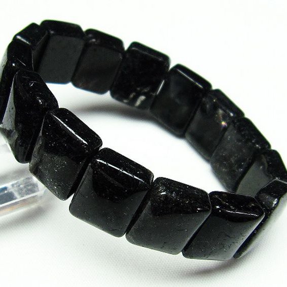 ブラックルチルクォーツ バングル [T274-1741]