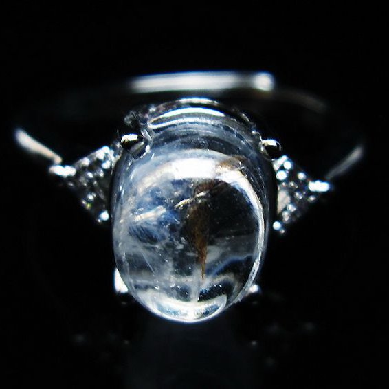 エンジェルラダークォーツ 指輪 (16号)[T275-22391]