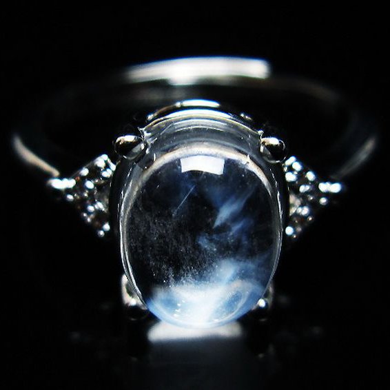 エンジェルラダークォーツ 指輪 (17号)[T275-22474]