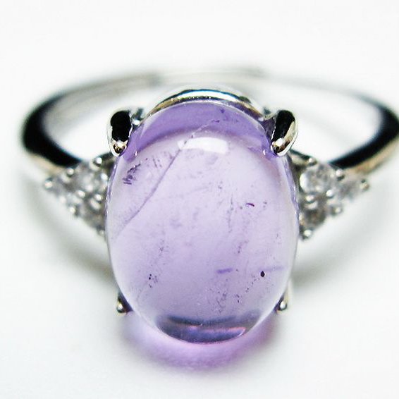 アメジスト 指輪 (16号)[T275-22579]