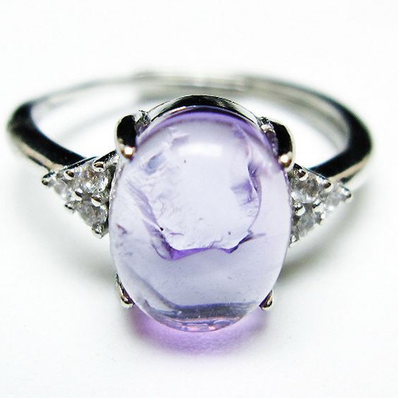 アメジスト 指輪 (15号)[T275-22582]