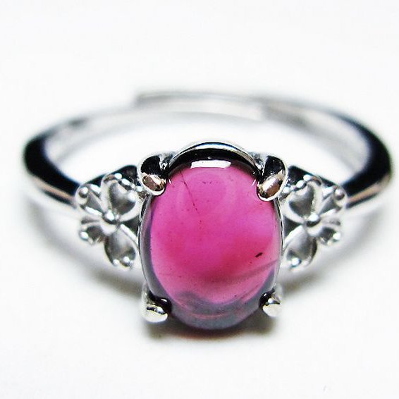 キャンディピンク ガーネット 指輪 (13号) [t275-22589]