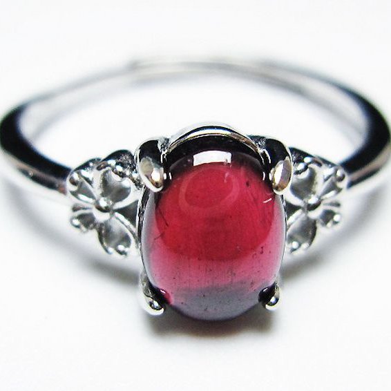 キャンディピンク ガーネット 指輪 (16号) [t275-22655]