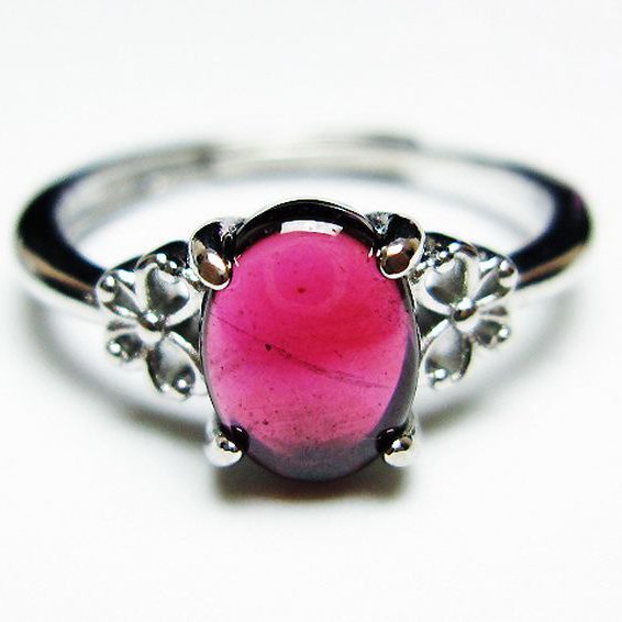 キャンディピンク ガーネット 指輪 (13号) [t275-22679]