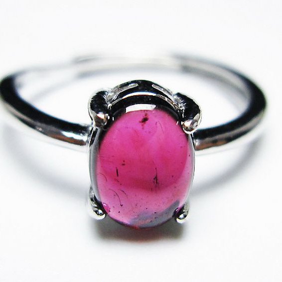 キャンディピンク ガーネット 指輪 (14号) [t275-22701]