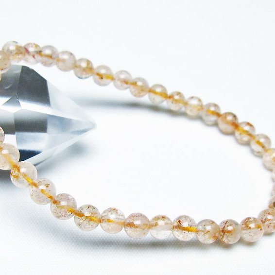 アフリカンストロベリークォーツ ブレスレット 5mm [T276-2394]