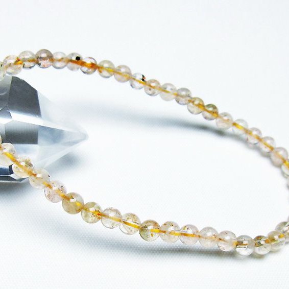 アフリカンストロベリークォーツ ブレスレット 4mm [T276-2412]