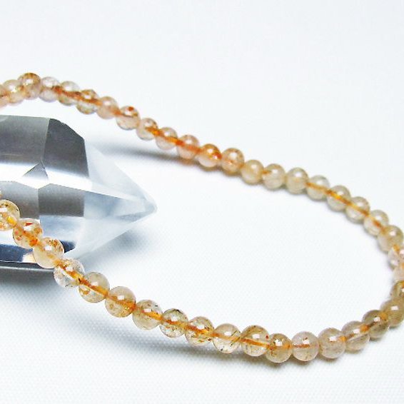 アフリカンストロベリークォーツ ブレスレット 4mm [T276-2483]