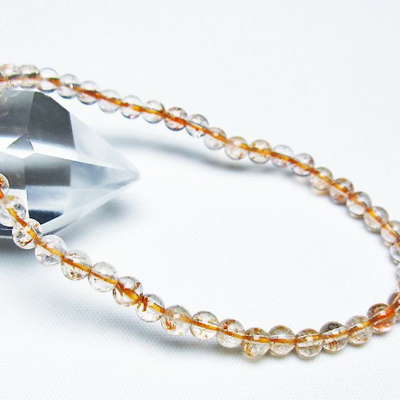 アフリカンストロベリークォーツ ブレスレット 4mm [T276-2536]