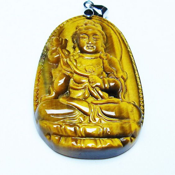 タイガーアイ ※黄虎目石  ペンダント [T277-1239]