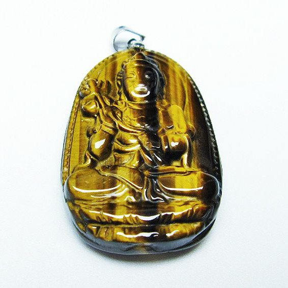 タイガーアイ ※黄虎目石  ペンダント [T277-1308]