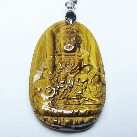 タイガーアイ ※黄虎目石 ペンダント [T277-1630]