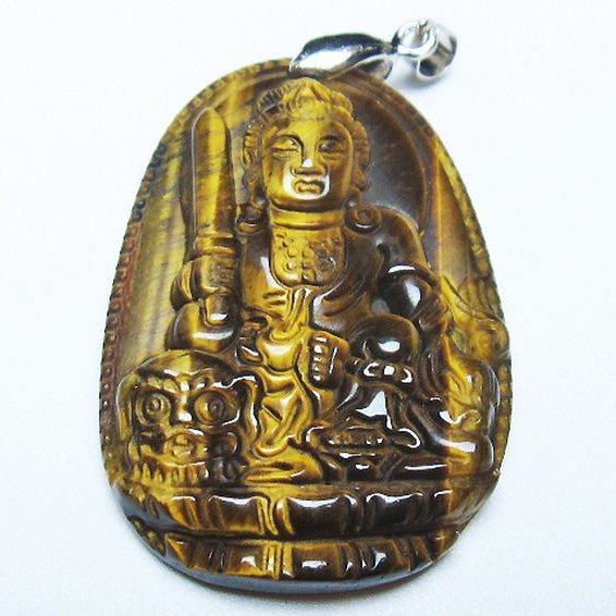 タイガーアイ ※黄虎目石 ペンダント [T277-1639]