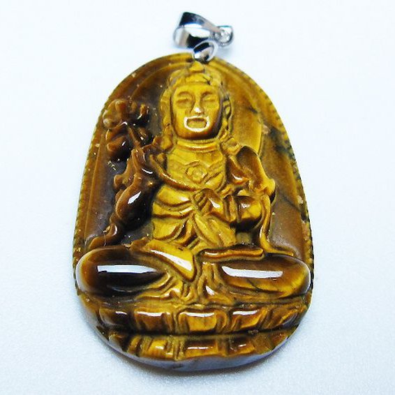 タイガーアイ ※黄虎目石 ペンダント [T277-1762]