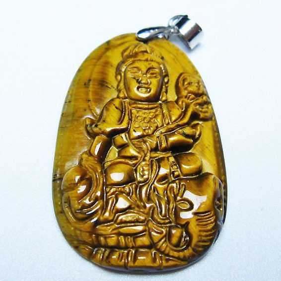 タイガーアイ ※黄虎目石 ペンダント [T277-1766]