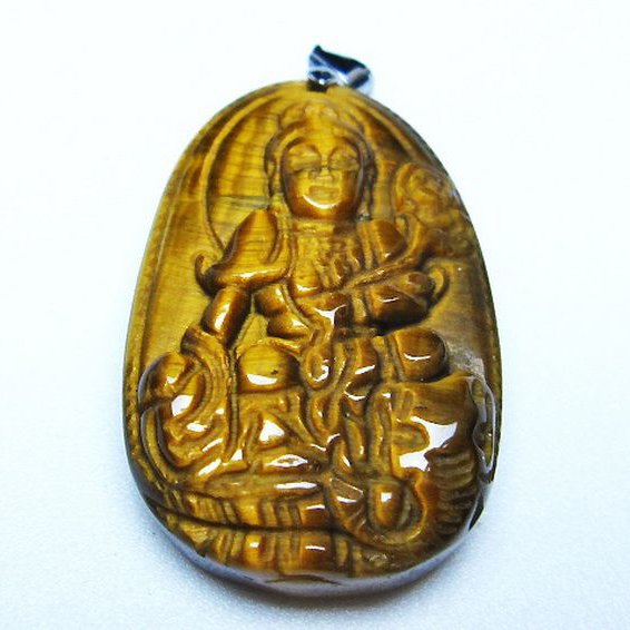 タイガーアイ ※黄虎目石 ペンダント [T277-1771]