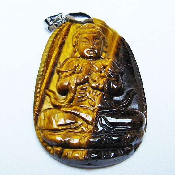 タイガーアイ ※黄虎目石 ペンダント [T277-1794]