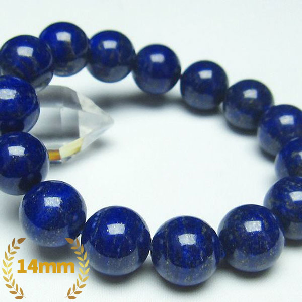 ラピスラズリ ブレスレット 14mm [T28-12316]