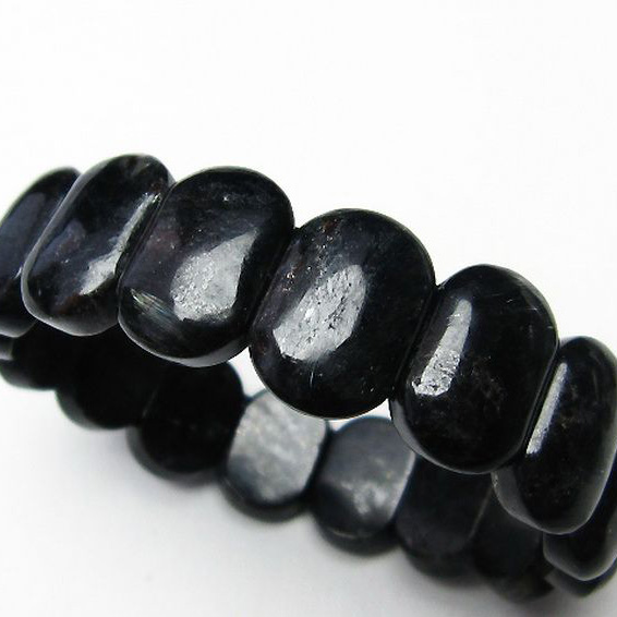 グロコフェン 藍閃石 バングル [T281-1574]