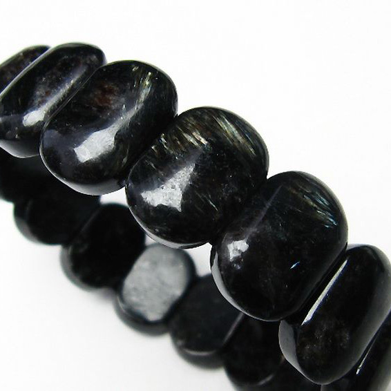 グロコフェン 藍閃石  バングル [T281-1584]