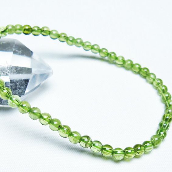ペリドット ブレスレット 4mm [t283-10541]
