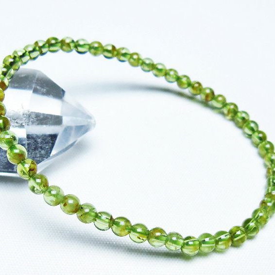 ペリドット ブレスレット 4mm [T283-10544]