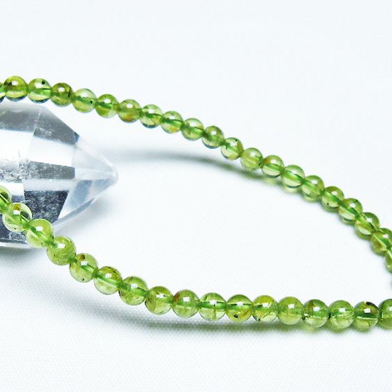 ペリドット ブレスレット 4mm [T283-10546]