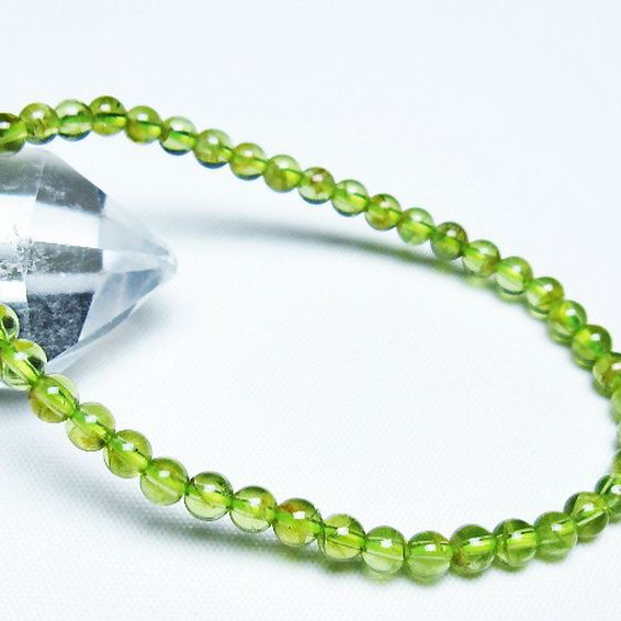 ペリドット ブレスレット 4mm [T283-10548]