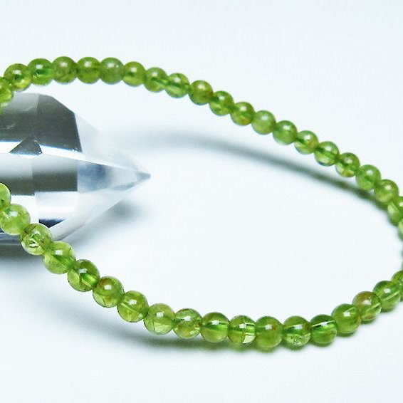 ペリドット ブレスレット 4mm [T283-10571]