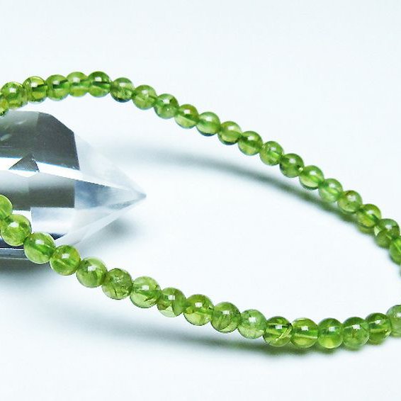 ペリドット ブレスレット 4mm [T283-10575]