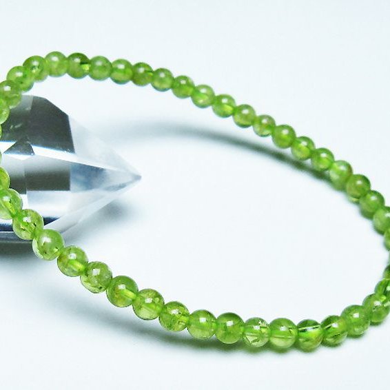 ペリドット ブレスレット 4mm [T283-10579]