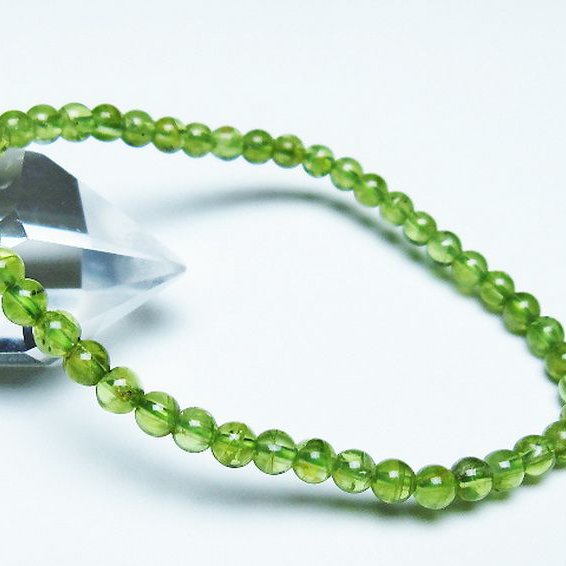 ペリドット ブレスレット 4mm [T283-10584]