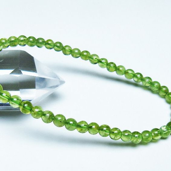 ペリドット ブレスレット 4mm [T283-10587]