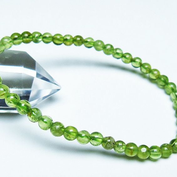 ペリドット ブレスレット 4mm [T283-10591]