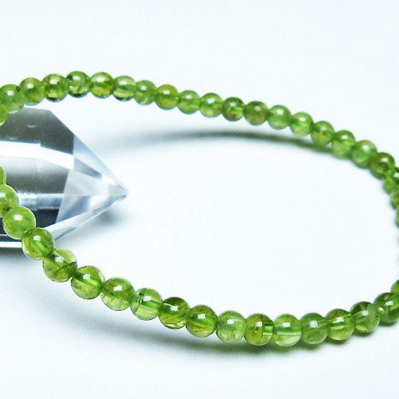 ペリドット ブレスレット 4mm [T283-10592]