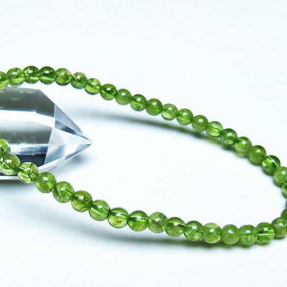 ペリドット ブレスレット 4mm [T283-10595]