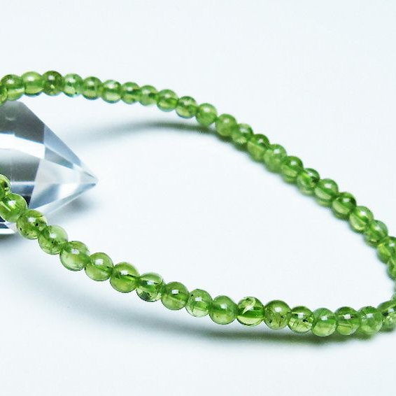 ペリドット ブレスレット 4mm [T283-10605]