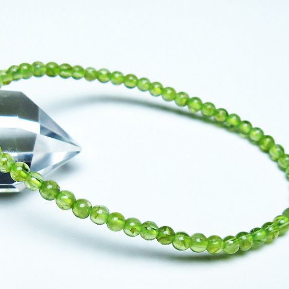 ペリドット ブレスレット 4mm [T283-10606]
