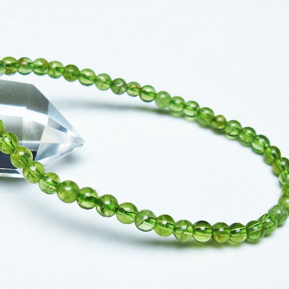 ペリドット ブレスレット 4mm [T283-10623]