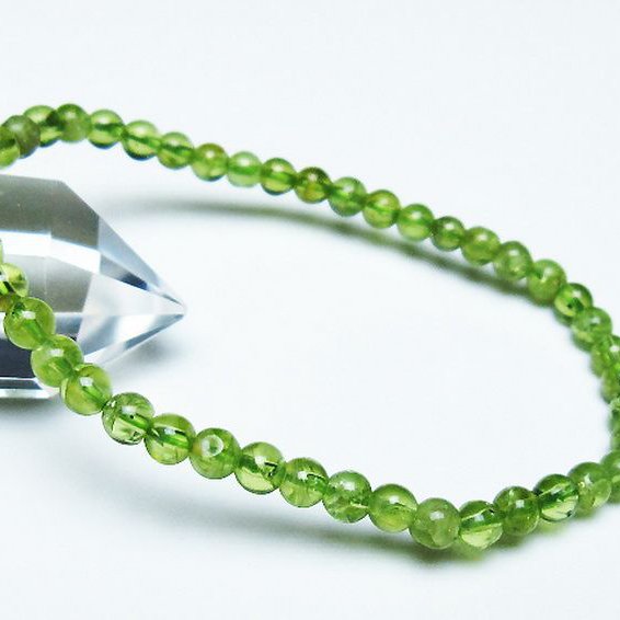 ペリドット ブレスレット 4mm [T283-10640]