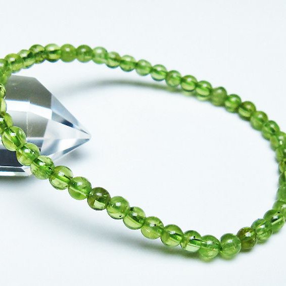 ペリドット ブレスレット 4mm [T283-10642]